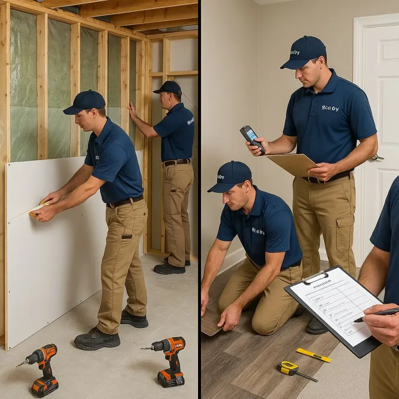 Repairs and Reconstruction process in Gastonville, PA