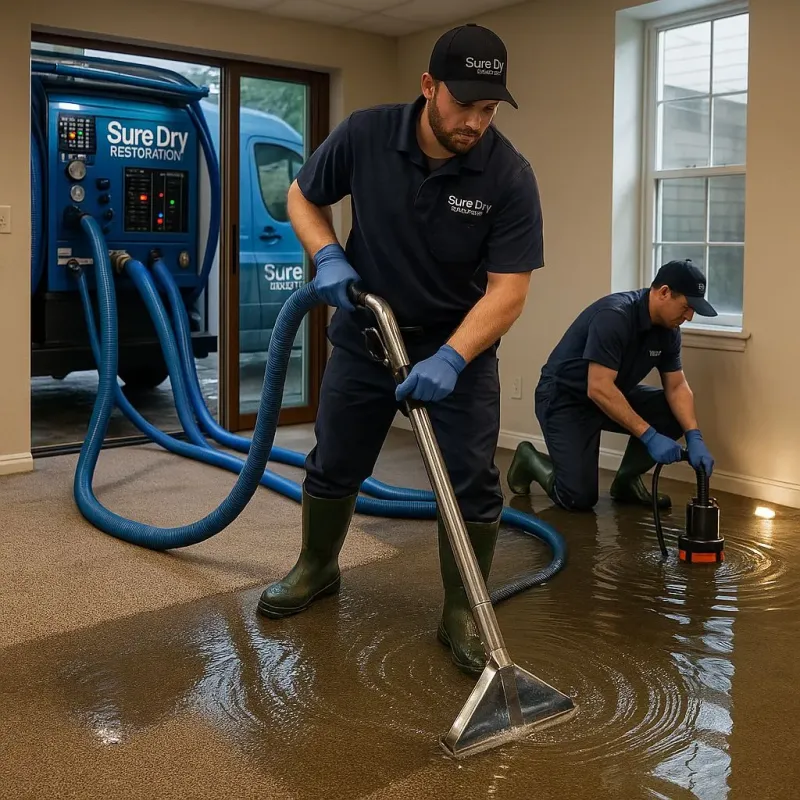 Water Extraction and Removal process in Gastonville, PA